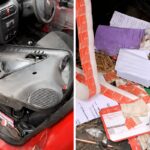 WATCH: Mechanic Opens Up Filthy Royal Mail Van To Find The Driver’s Door Card On The Passenger Seat